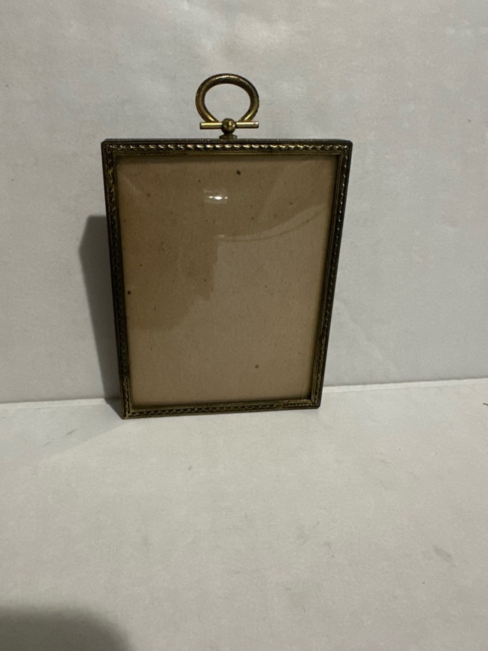 Vintage antique French Louis XV1 style gilt gold frame easel picture frame